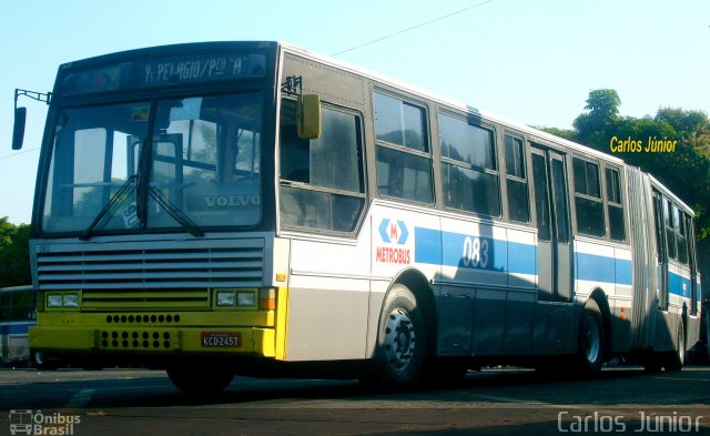 Metrobus 083 na cidade de Goiânia, Goiás, Brasil, por Carlos Júnior. ID da foto: 1068767.