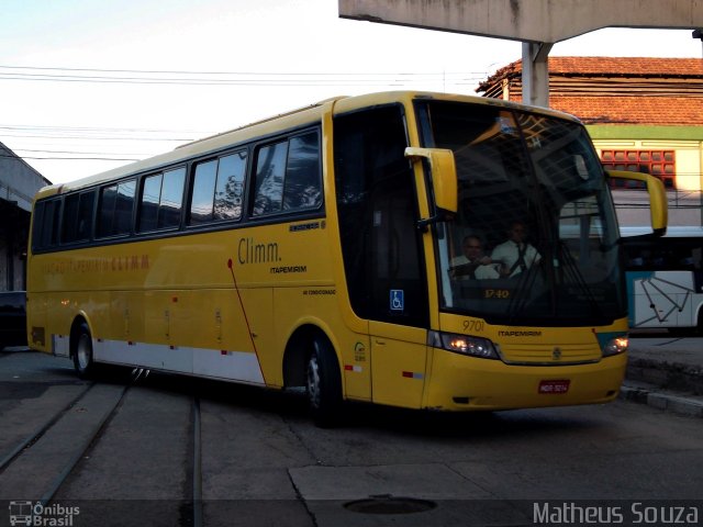 Viação Itapemirim 9701 na cidade de Rio de Janeiro, Rio de Janeiro, Brasil, por Matheus Souza. Número da foto: #1103750.