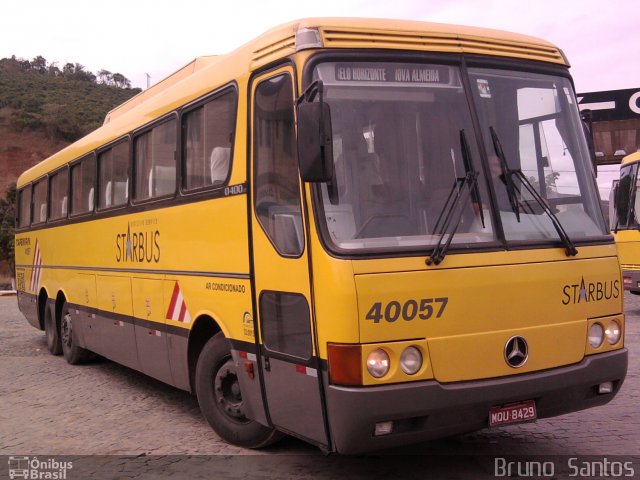 Viação Itapemirim 40057 na cidade de Manhuaçu, Minas Gerais, Brasil, por Bruno Santos. Número da foto: #1102441.
