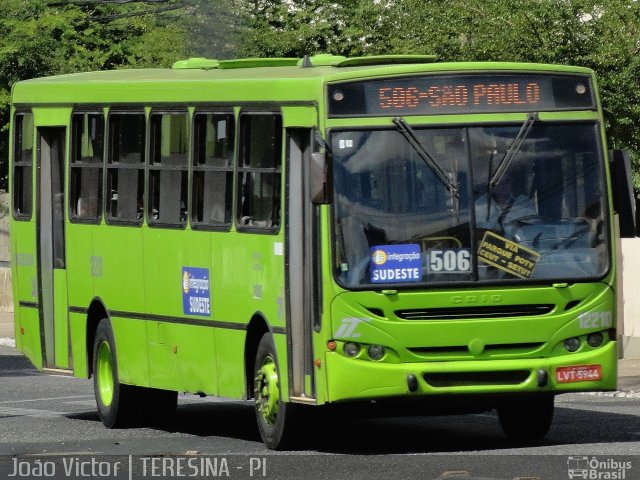 Transportes Therezina 12210 na cidade de Teresina, Piauí, Brasil, por João Victor. Número da foto: #1102591.