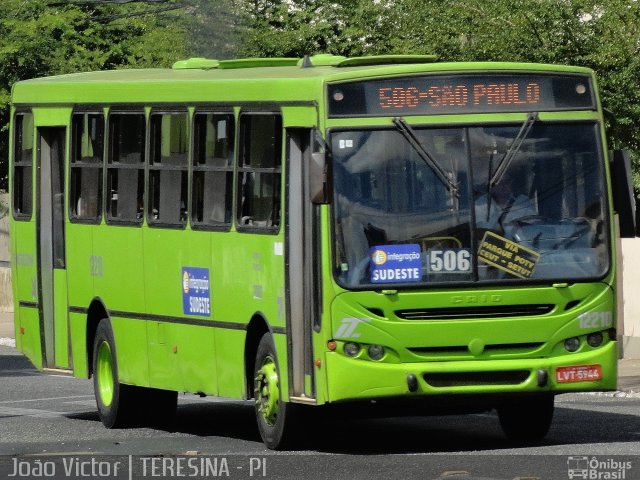 Transportes Therezina 12210 na cidade de Teresina, Piauí, Brasil, por João Victor. ID da foto: 1102591.