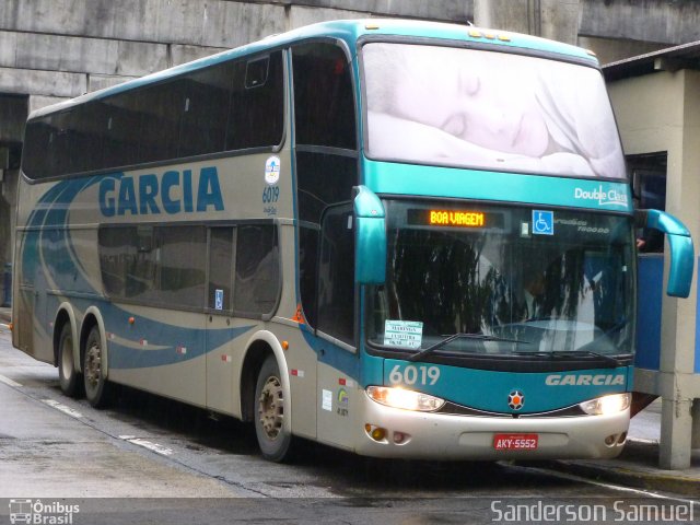 Viação Garcia 6019 na cidade de Curitiba, Paraná, Brasil, por Sanderson Samuel. Número da foto: #1104015.