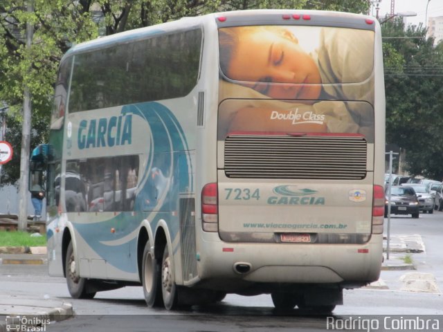 Viação Garcia 7234 na cidade de São Paulo, São Paulo, Brasil, por Rodrigo Coimbra. ID da foto: 1105500.