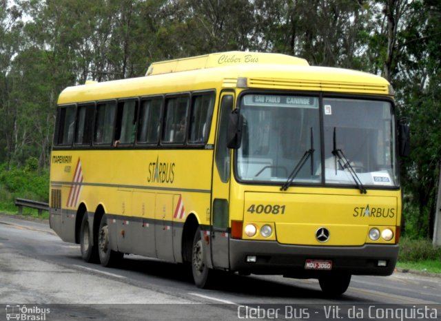 Viação Itapemirim 40081 na cidade de Vitória da Conquista, Bahia, Brasil, por Cleber Bus. ID da foto: 1104363.