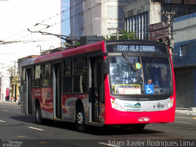 Himalaia Transportes > Ambiental Transportes Urbanos 4 1806 na cidade de São Paulo, São Paulo, Brasil, por Adam Xavier Rodrigues Lima. ID da foto: 1105251.