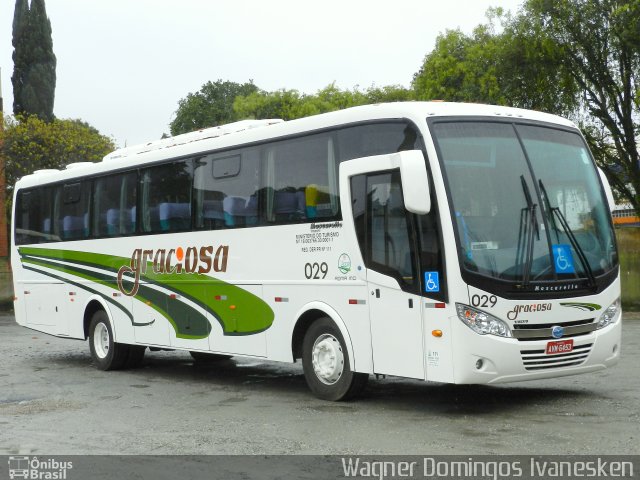 Viação Graciosa 029 na cidade de Curitiba, Paraná, Brasil, por Wagner Domingos Ivanesken. Número da foto: #1105661.