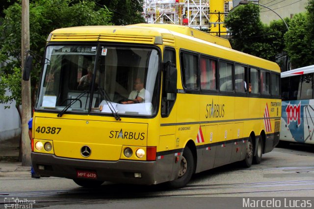 Viação Itapemirim 40387 na cidade de Rio de Janeiro, Rio de Janeiro, Brasil, por Marcelo Lucas. Número da foto: #1107295.