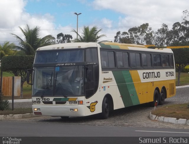 Empresa Gontijo de Transportes 15760 na cidade de Jequié, Bahia, Brasil, por Samuel  Rocha. Número da foto: #1106912.