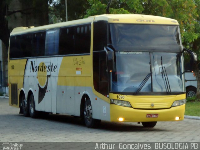 Viação Nordeste 1090 na cidade de João Pessoa, Paraíba, Brasil, por Arthur  Gonçalves. Número da foto: #1107355.
