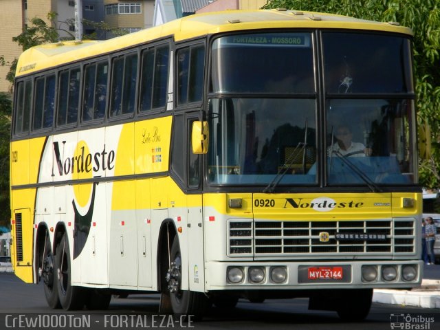 Viação Nordeste 0920 na cidade de Fortaleza, Ceará, Brasil, por Clemilton Rodrigues . Número da foto: #1106519.
