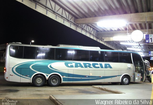 Viação Garcia 7160 na cidade de Ribeirão Preto, São Paulo, Brasil, por Wagner Ribeiro da Silva. Número da foto: #1108711.