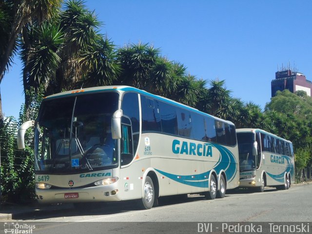 Viação Garcia 6419 na cidade de Curitiba, Paraná, Brasil, por Pedroka Ternoski. Número da foto: #1110080.