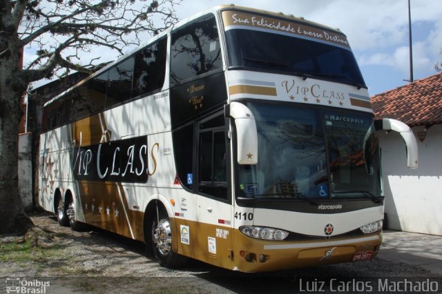 Vip Class Tur 4110 na cidade de Florianópolis, Santa Catarina, Brasil, por Luiz Carlos Machado. Número da foto: #1108252.