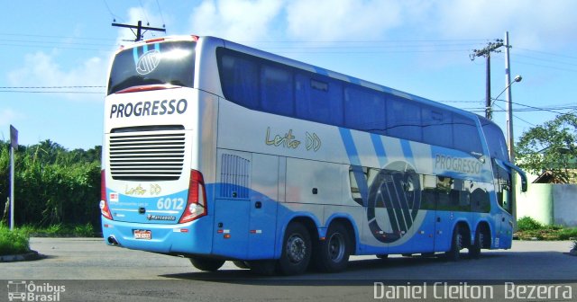 Auto Viação Progresso 6012 na cidade de Recife, Pernambuco, Brasil, por Daniel Cleiton  Bezerra. Número da foto: #1109866.