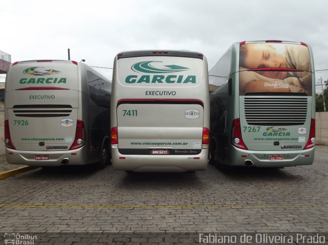 Viação Garcia 7411 na cidade de São Paulo, São Paulo, Brasil, por Fabiano de Oliveira Prado. Número da foto: #1108153.