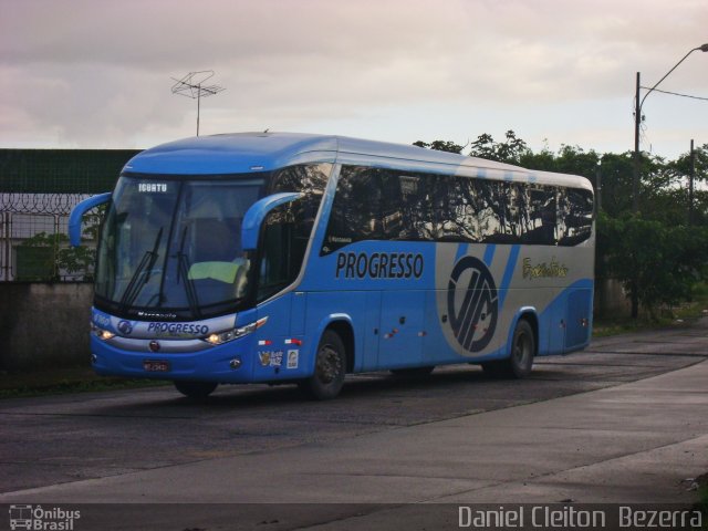 Auto Viação Progresso 6160 na cidade de Recife, Pernambuco, Brasil, por Daniel Cleiton  Bezerra. Número da foto: #1109794.