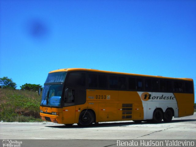 Viação Nordeste 0253 na cidade de Natal, Rio Grande do Norte, Brasil, por Renato Hudson Valdevino. Número da foto: #1108825.