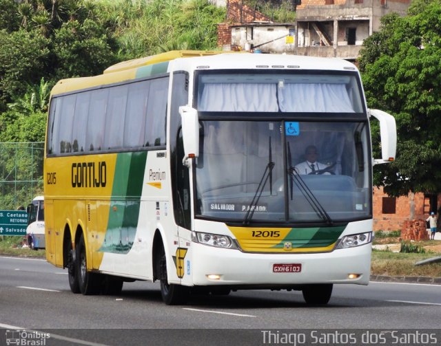 Empresa Gontijo de Transportes 12015 na cidade de Salvador, Bahia, Brasil, por Thiago Santos. ID da foto: 1111313.