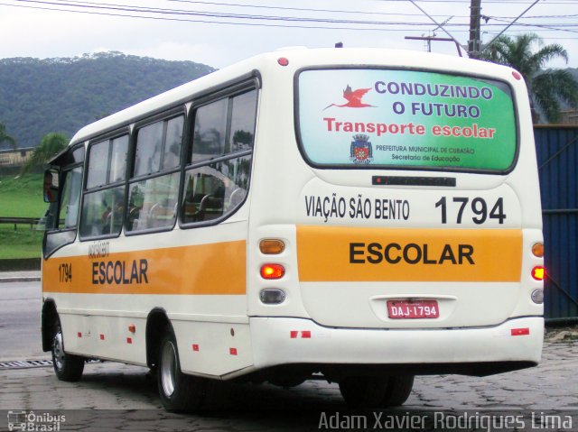Viação São Bento Campinas - TEL Turismo 1794 na cidade de Cubatão, São Paulo, Brasil, por Adam Xavier Rodrigues Lima. Número da foto: #1111153.