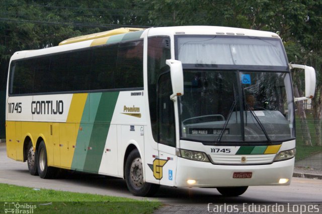 Empresa Gontijo de Transportes 11745 na cidade de São Paulo, São Paulo, Brasil, por Carlos Eduardo Lopes. ID da foto: 1114374.