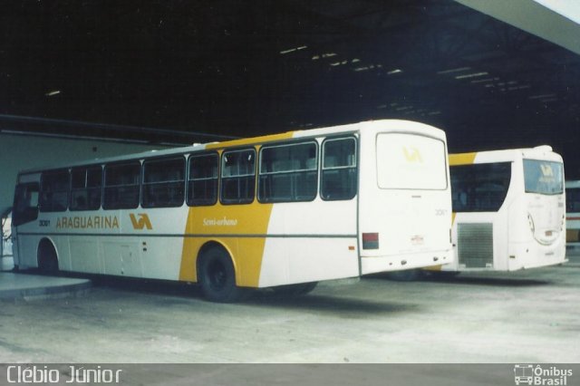 Viação Araguarina 3061 na cidade de Goiânia, Goiás, Brasil, por Clébio Júnior. ID da foto: 1112864.