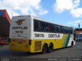 Empresa Gontijo de Transportes 5870 na cidade de João Monlevade, Minas Gerais, Brasil, por Antonio Carlos Fernandes. Número da foto: #1112787.