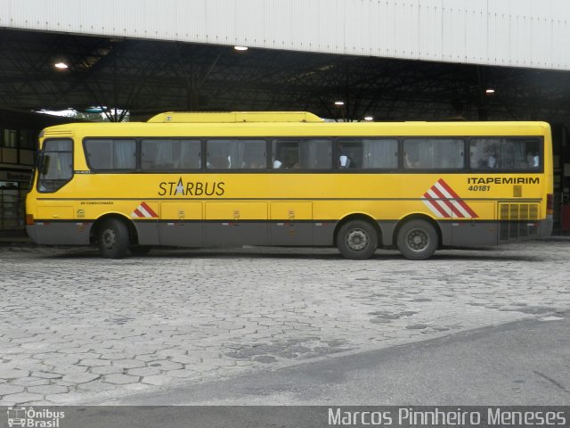 Viação Itapemirim 40181 na cidade de Vitória, Espírito Santo, Brasil, por Marcos Pinnheiro Meneses. Número da foto: #1115889.