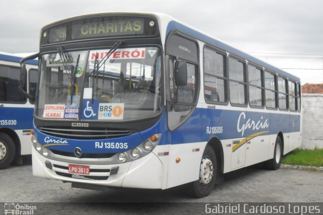 Expresso Garcia RJ 135.035 na cidade de Niterói, Rio de Janeiro, Brasil, por Gabriel Cardoso Lopes. Número da foto: #1115611.