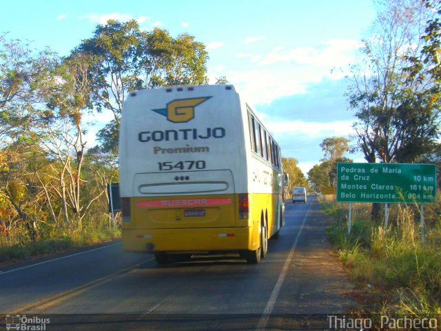 Empresa Gontijo de Transportes 15470 na cidade de Januária, Minas Gerais, Brasil, por Thiago  Pacheco. ID da foto: 1115475.