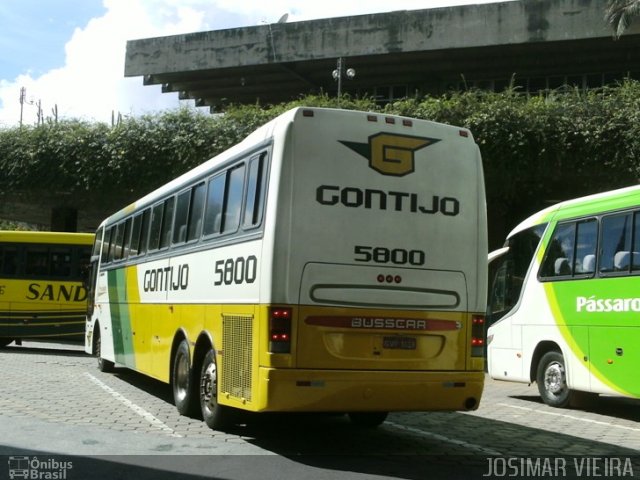 Empresa Gontijo de Transportes 5800 na cidade de Belo Horizonte, Minas Gerais, Brasil, por Josimar Vieira. ID da foto: 1115128.