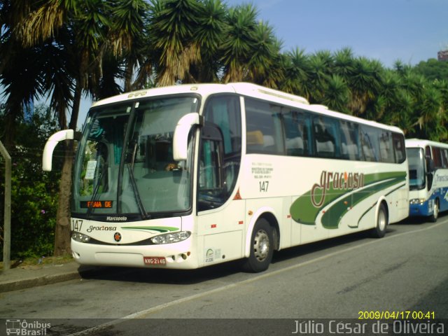Viação Graciosa 147 na cidade de Curitiba, Paraná, Brasil, por Júlio César de Oliveira. Número da foto: #1114656.