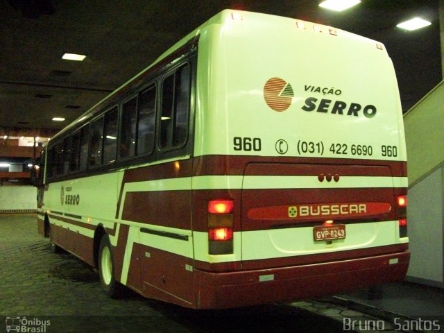 Viação Serro 960 na cidade de Belo Horizonte, Minas Gerais, Brasil, por Bruno Santos. Número da foto: #1118071.