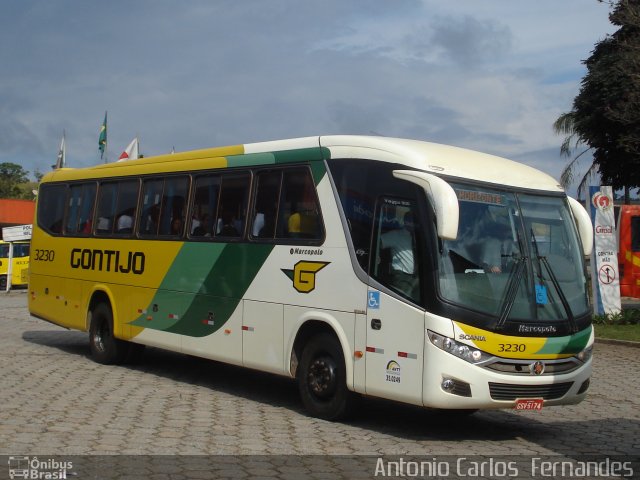 Empresa Gontijo de Transportes 3230 na cidade de João Monlevade, Minas Gerais, Brasil, por Antonio Carlos Fernandes. Número da foto: #1119008.
