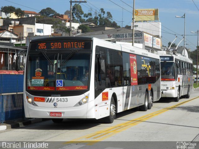 Metra - Sistema Metropolitano de Transporte 5433 na cidade de Santo André, São Paulo, Brasil, por Daniel Nascimento  Trindade. Número da foto: #1120318.