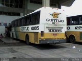 Empresa Gontijo de Transportes 10085 na cidade de Montes Claros, Minas Gerais, Brasil, por Thiago  Pacheco. ID da foto: :id.