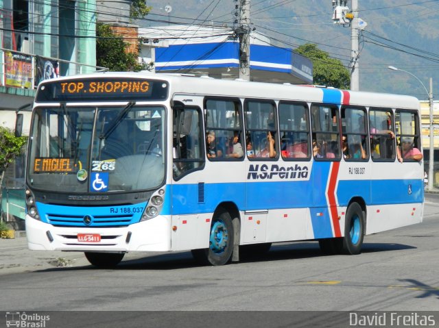 Viação Nossa Senhora da Penha RJ 188.037 na cidade de , por David Freitas. Número da foto: #1121906.
