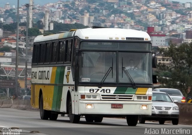 Empresa Gontijo de Transportes 8740 na cidade de Belo Horizonte, Minas Gerais, Brasil, por Adão Raimundo Marcelino. ID da foto: 1122249.