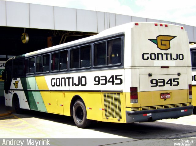 Empresa Gontijo de Transportes 9345 na cidade de Perdões, Minas Gerais, Brasil, por Andrey Gustavo. ID da foto: 1121995.