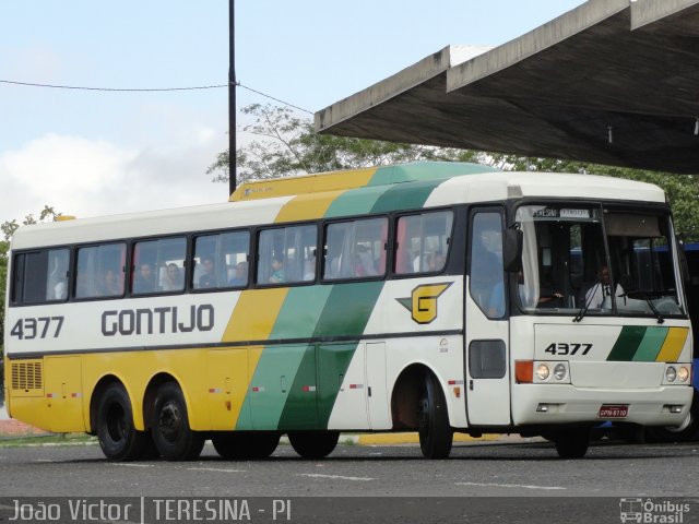 Empresa Gontijo de Transportes 4377 na cidade de Teresina, Piauí, Brasil, por João Victor. ID da foto: 1122441.