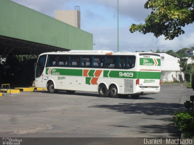 Cia. São Geraldo de Viação 9403 na cidade de Ilhéus, Bahia, Brasil, por Daniel  Machado. Número da foto: #1121112.