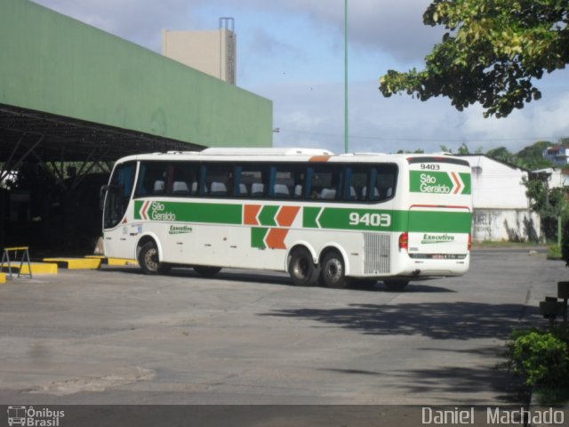 Cia. São Geraldo de Viação 9403 na cidade de Ilhéus, Bahia, Brasil, por Daniel  Machado. ID da foto: 1121112.