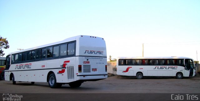 Sublime Transportes e Turismo 2200 na cidade de Pedro Canário, Espírito Santo, Brasil, por Caio Trés. Número da foto: #1071471.