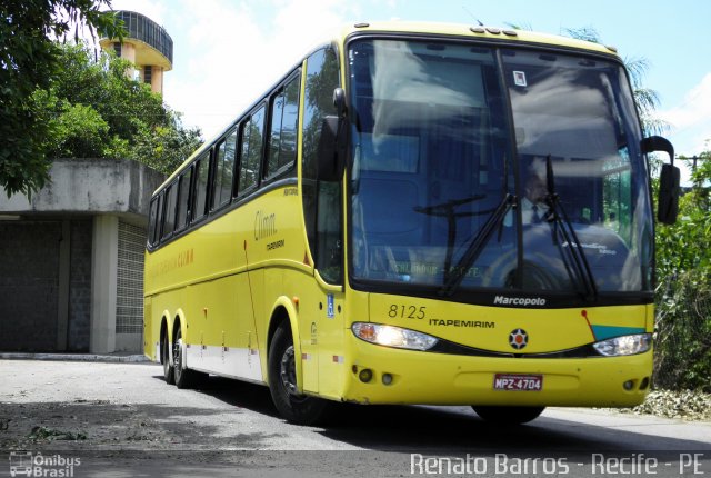 Viação Itapemirim 8125 na cidade de Recife, Pernambuco, Brasil, por Renato Barros. ID da foto: 1071294.