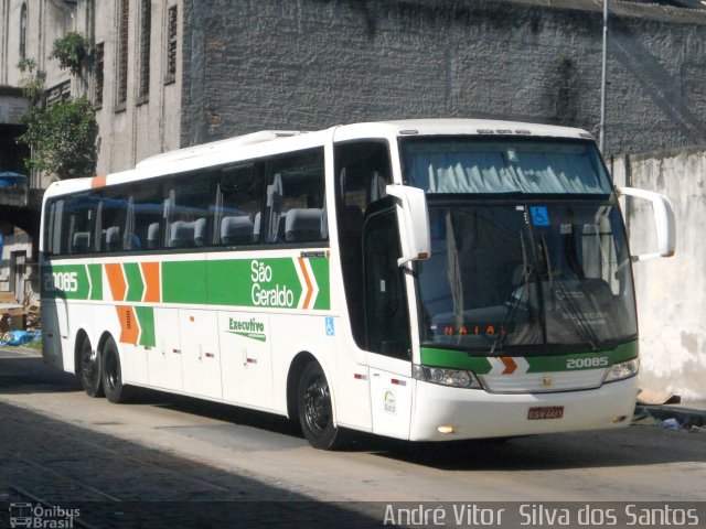 Cia. São Geraldo de Viação 20085 na cidade de Rio de Janeiro, Rio de Janeiro, Brasil, por André Vitor  Silva dos Santos. Número da foto: #1070963.