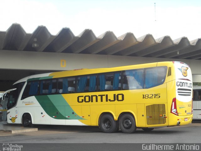 Empresa Gontijo de Transportes 18215 na cidade de Araxá, Minas Gerais, Brasil, por Guilherme Antonio. Número da foto: #1123636.