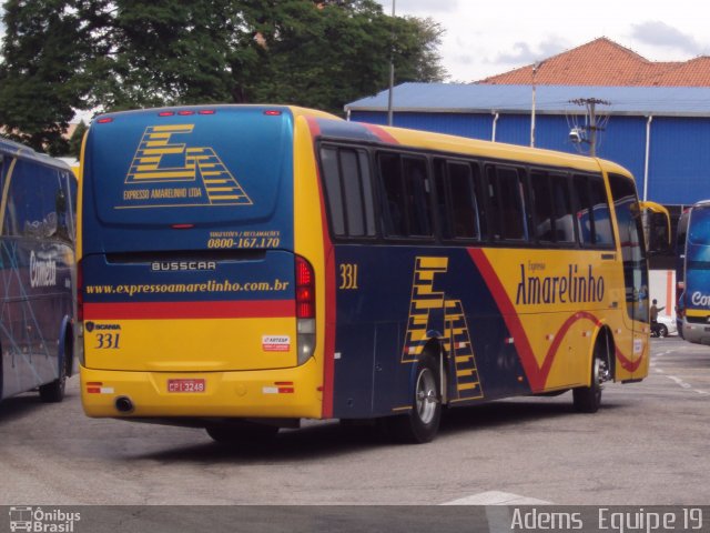 Expresso Amarelinho 331 na cidade de Sorocaba, São Paulo, Brasil, por Adems  Equipe 19. Número da foto: #1124393.