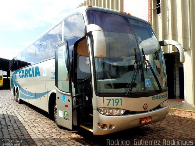 Viação Garcia 7191 na cidade de Londrina, Paraná, Brasil, por Rodrigo  Gutierrez Rodrigues. Número da foto: #1073172.