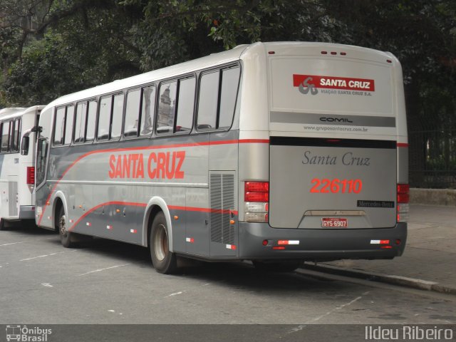 Viação Santa Cruz 226110 na cidade de São Paulo, São Paulo, Brasil, por Ildeu Ribeiro. ID da foto: 1072835.