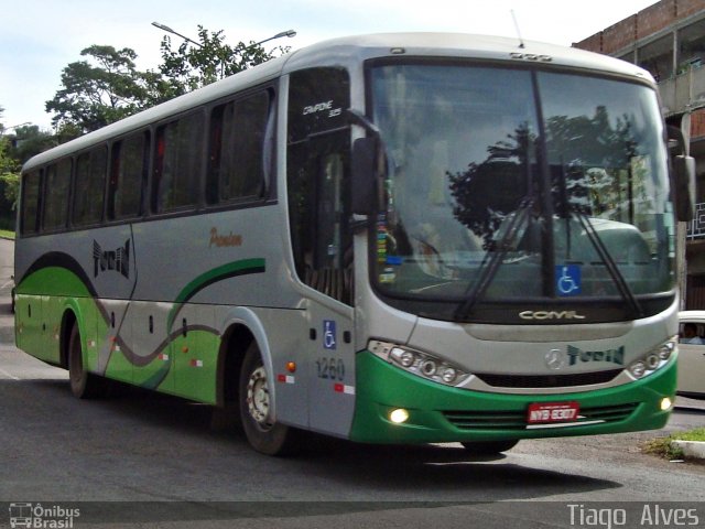 Turin Transportes 1260 na cidade de Ouro Branco, Minas Gerais, Brasil, por Tiago  Alves. Número da foto: #1072401.
