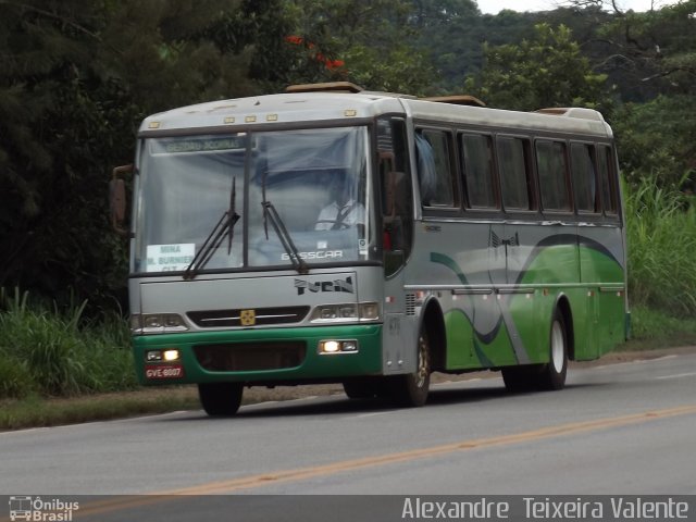 Turin Transportes 670 na cidade de Conselheiro Lafaiete, Minas Gerais, Brasil, por Alexandre  Teixeira Valente. Número da foto: #1072790.